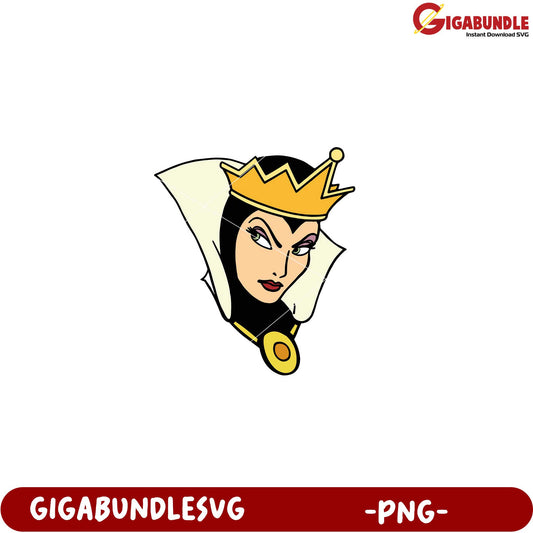 Queen Character Illustration in High Quality PNG Format