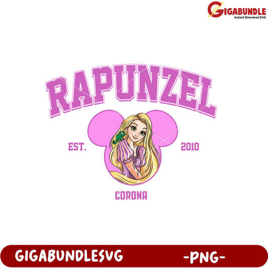 Rapunzel Disney Princess PNG Graphic for Unique Designs