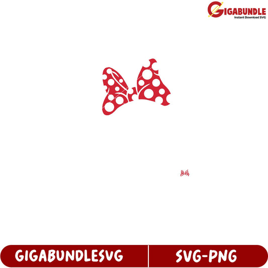 Red Polka Dot Bow SVG Design Perfect for Crafting and DIY Projects