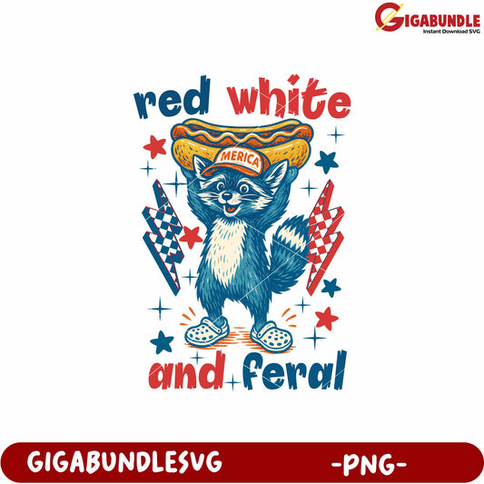 Red white and feral png, wild red white png, feral animal png