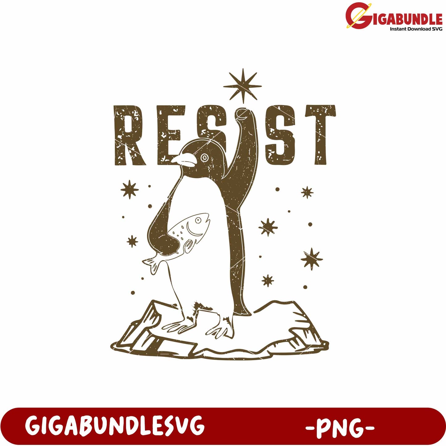 Resist brown design png, resistance design png, social justice pn