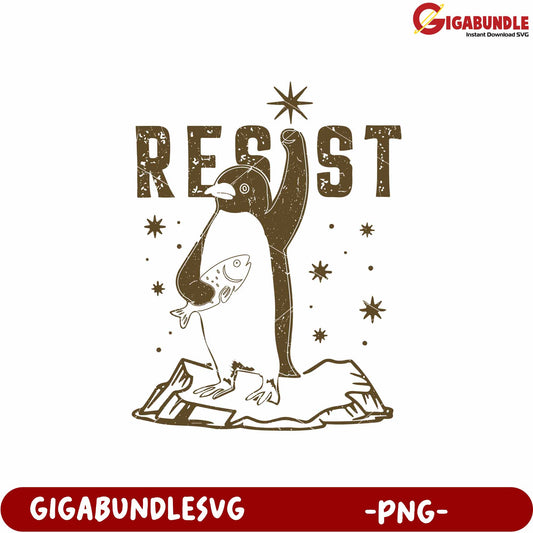 Resist brown design png, resistance design png, social justice pn