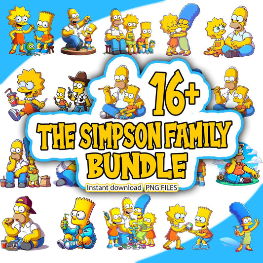 The Simpsons bundle Png