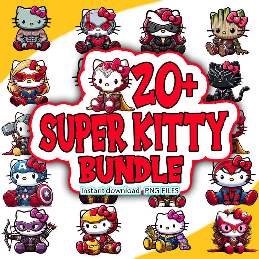 Super Kitty Bundle Png