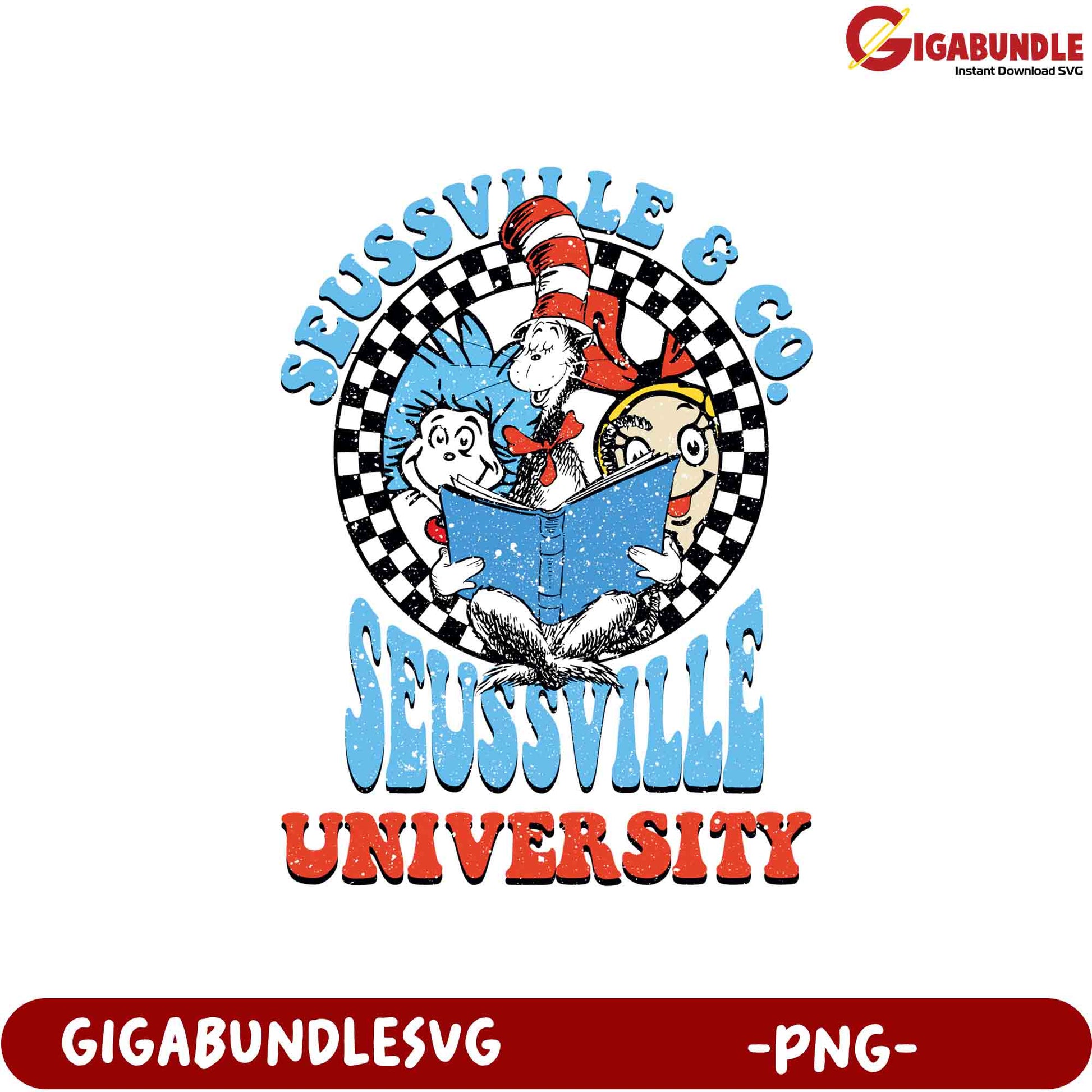 Seussville University PNG SVG Design