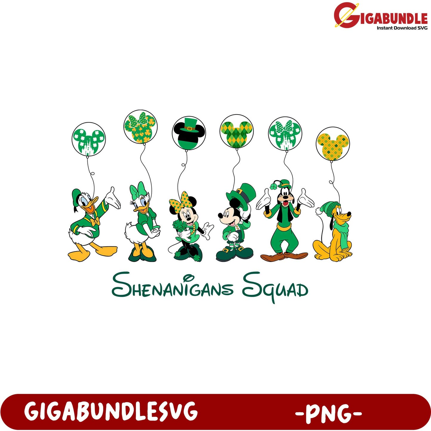 Shenanigans Squad PNG – Fun St. Patrick's Day Disney Design