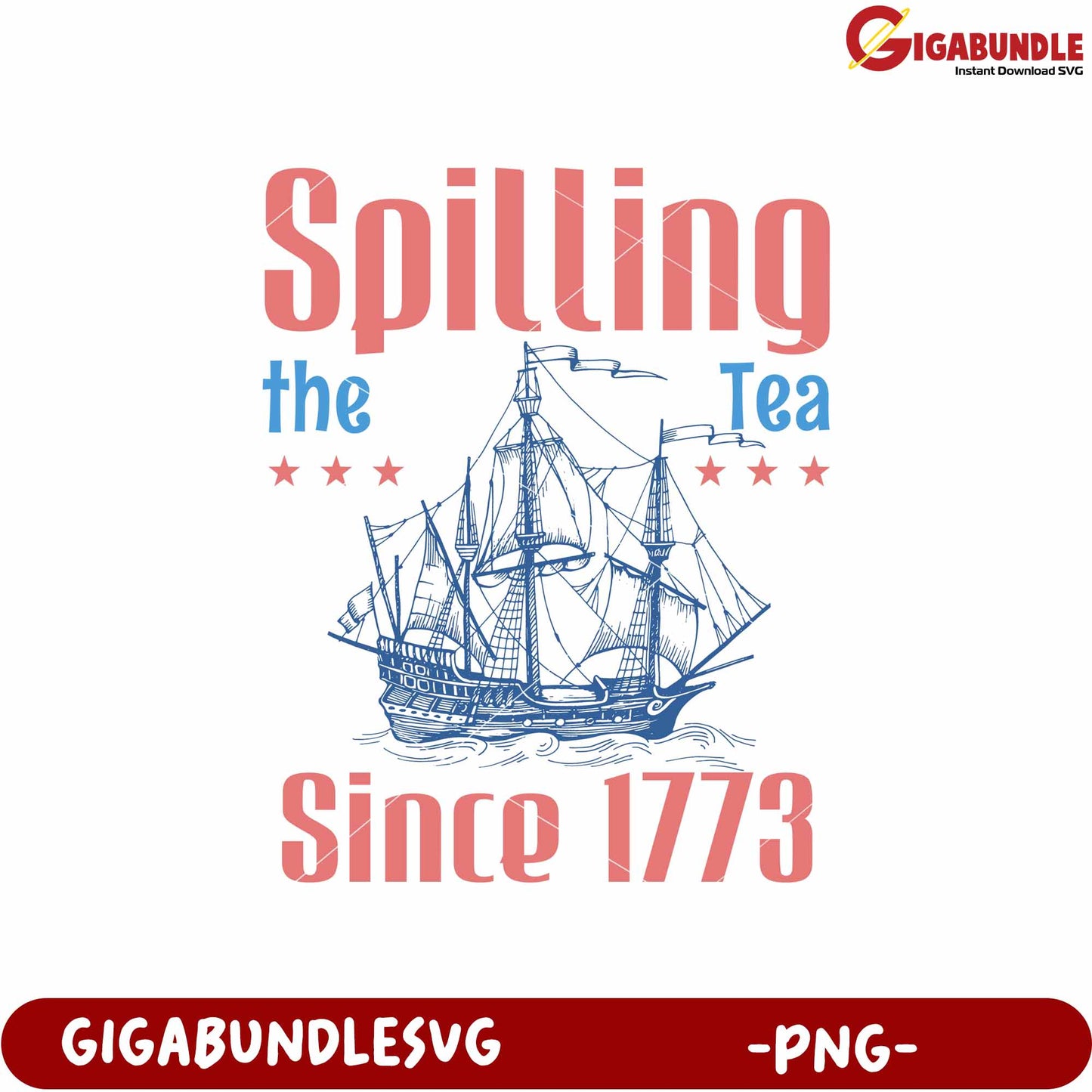Since 1773 spilling the tea png, american revolution png, tea party png