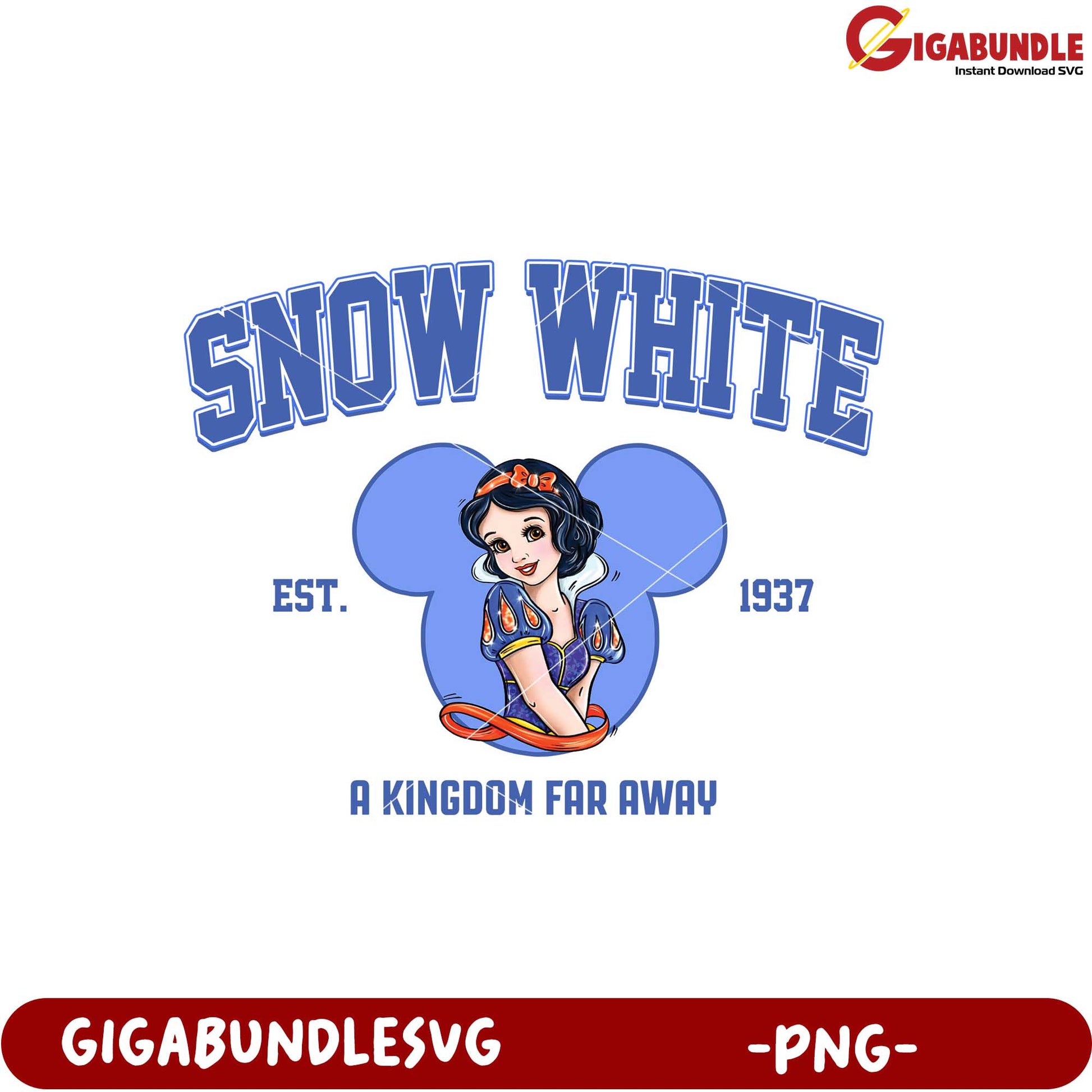 Snow White Disney Princess PNG Design for Collectors