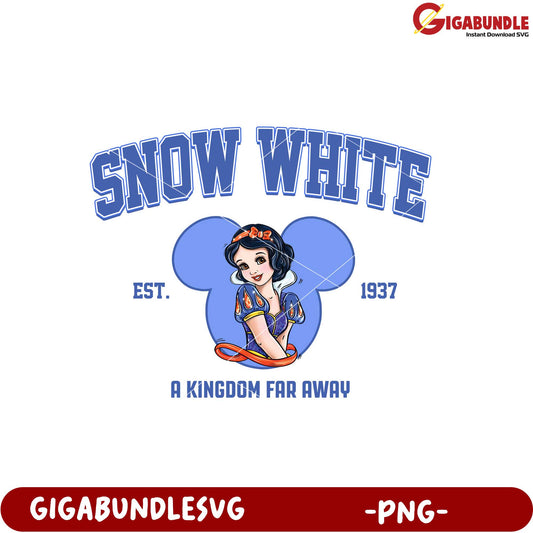 Snow White Disney Princess PNG Design for Collectors
