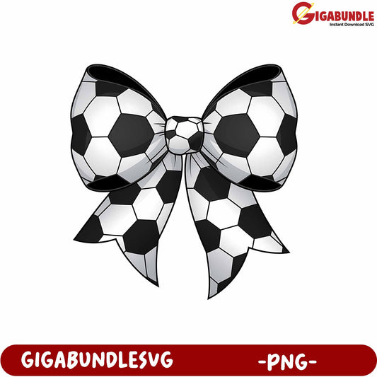 Soccer Bow PNG Clipart for Sports Events and Celebrations Download