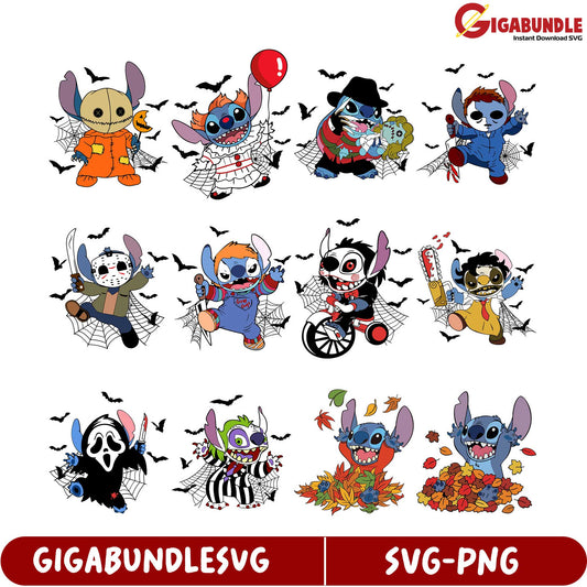 Spooky Cute Halloween SVG Bundle - Fun Characters for Crafting