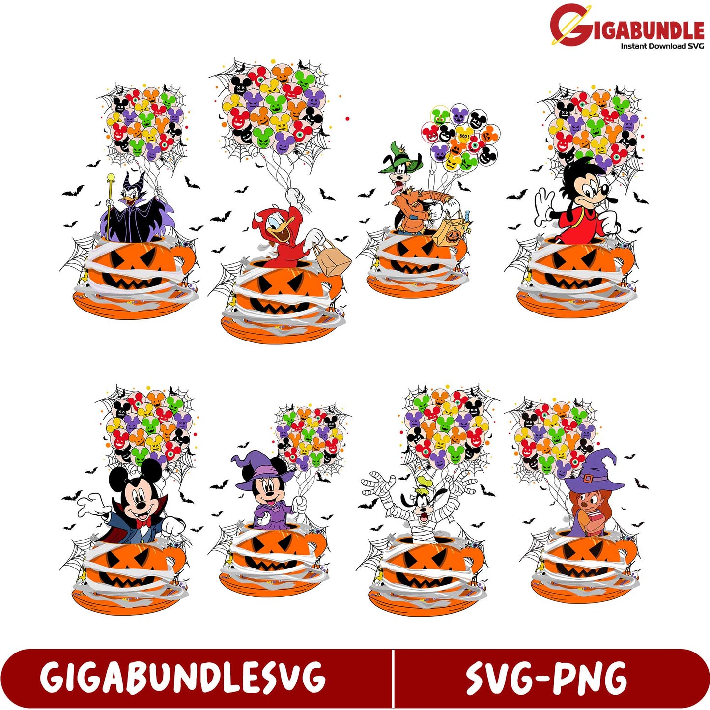 Spooky Halloween SVG Bundle with Pumpkin and Fun Characters