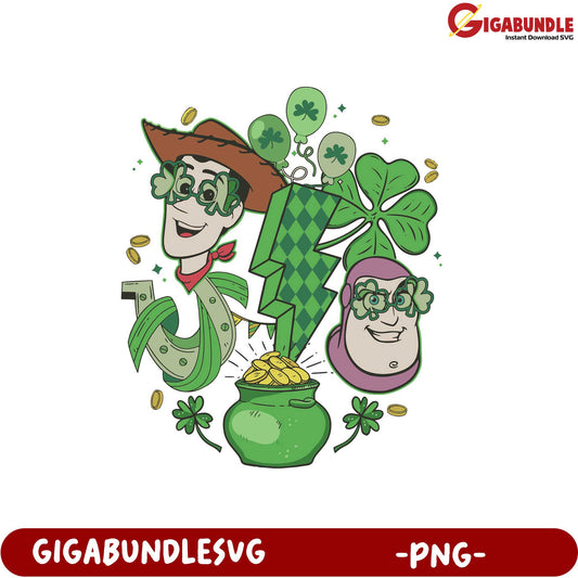 St. Patrick's Day Fun Lucky Charm PNG Graphic Design