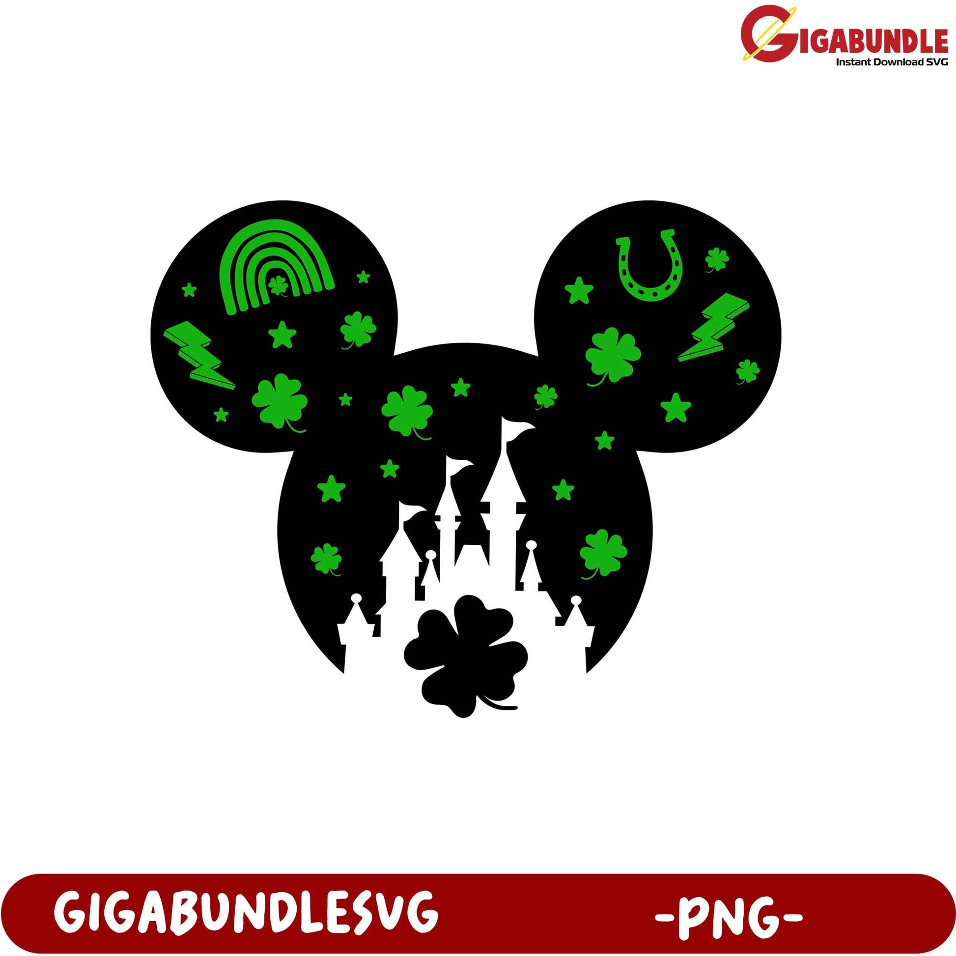 St. Patrick's Day Mickey Mouse PNG Clipart for Fun Celebrations