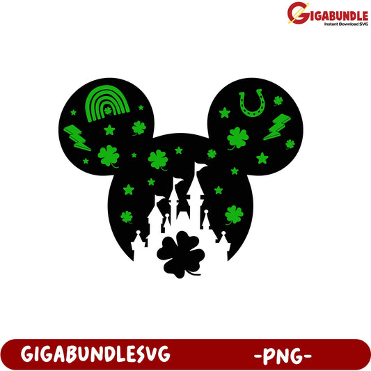 St. Patrick's Day Mickey Mouse PNG Clipart for Fun Celebrations