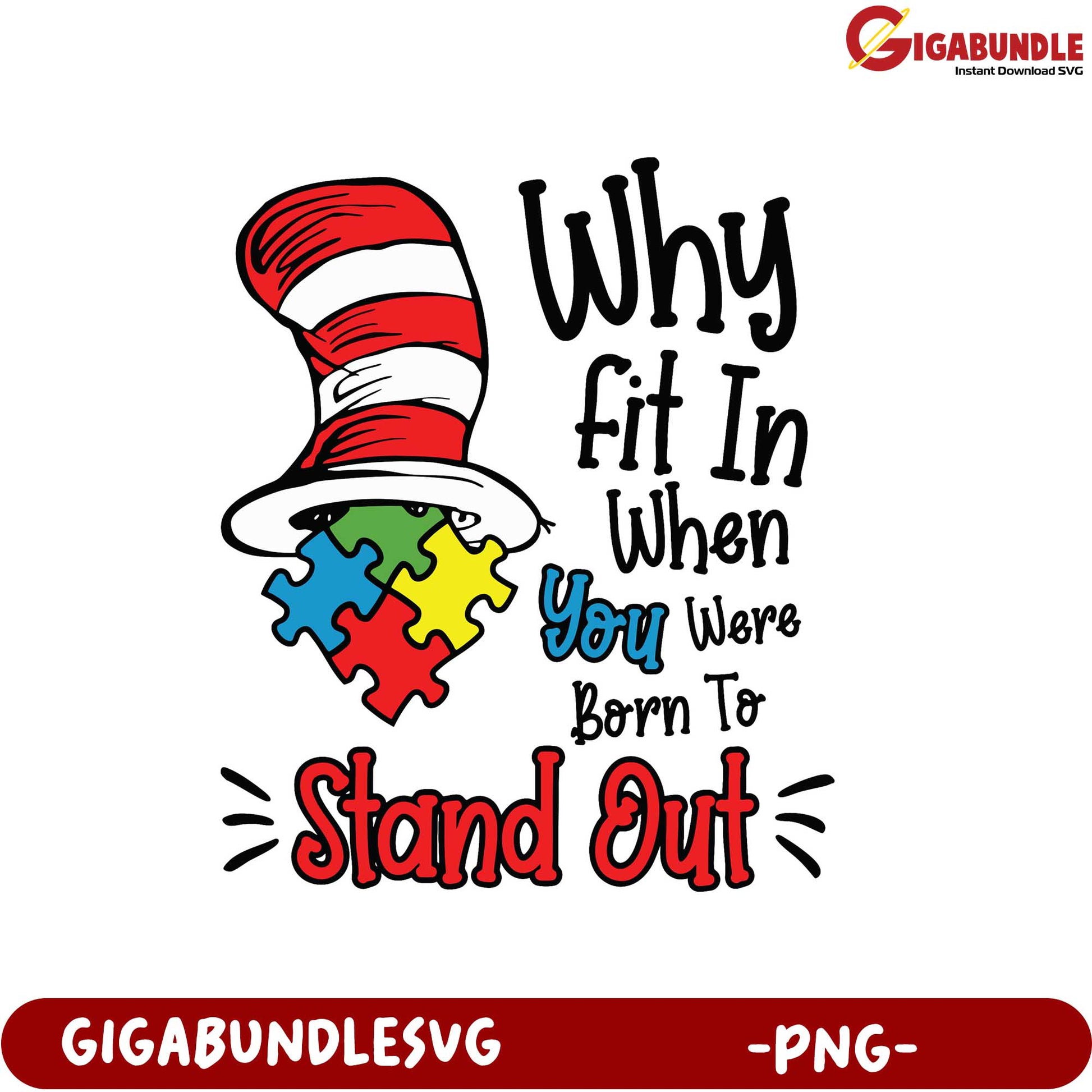 Stand Out Quote Design - PNG File for Unique Creativity