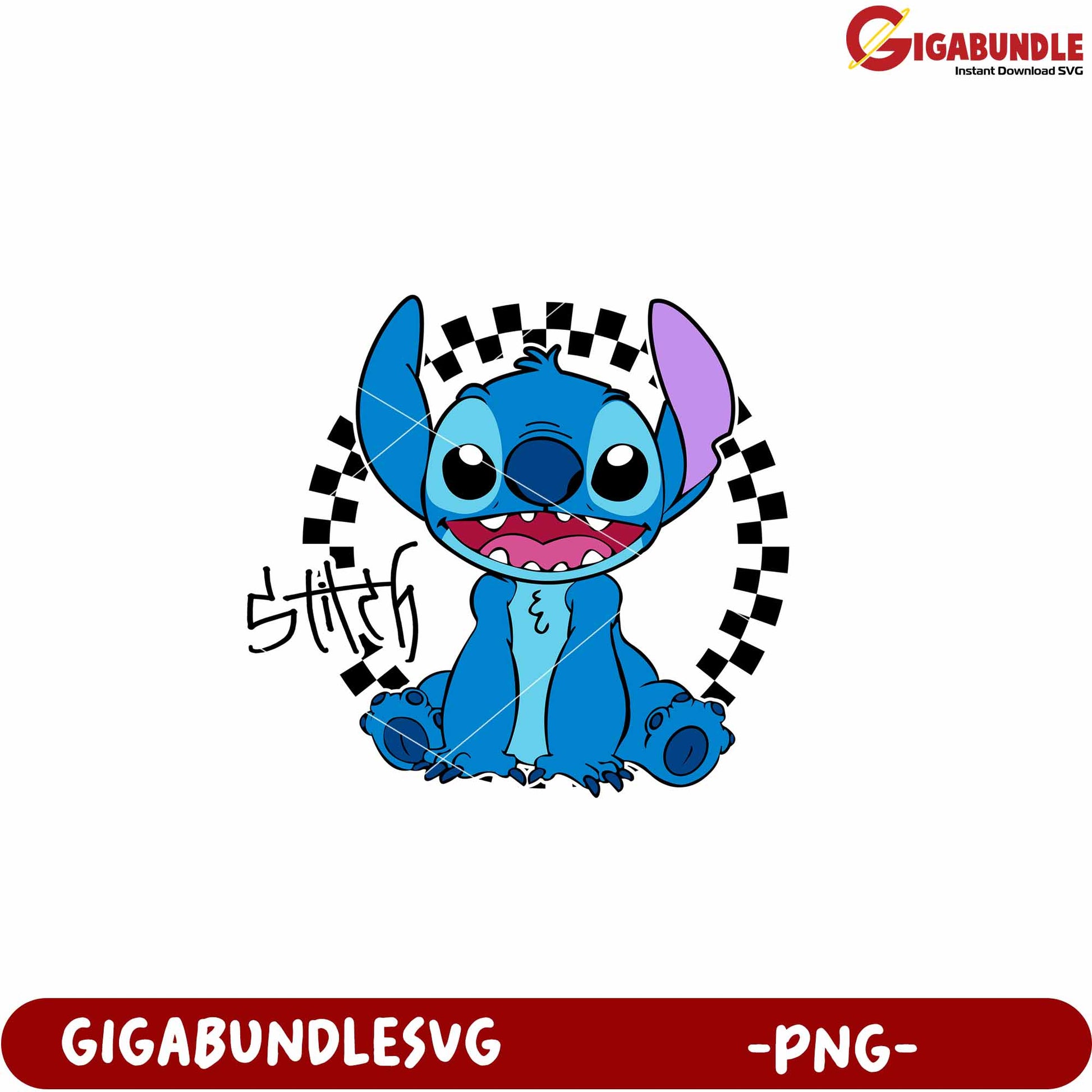 Stitch cute design png, lilo and stitch art png, disney character design png