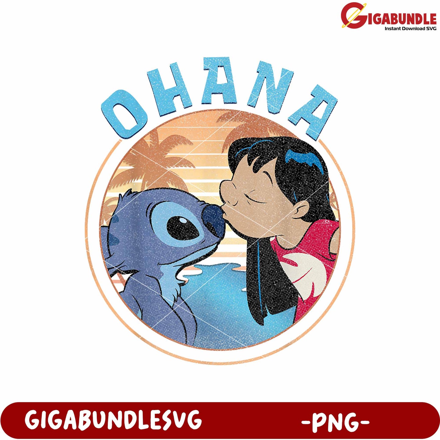 Stitch love lilo cute design png, lilo and stitch cartoon png, cute blue alien png