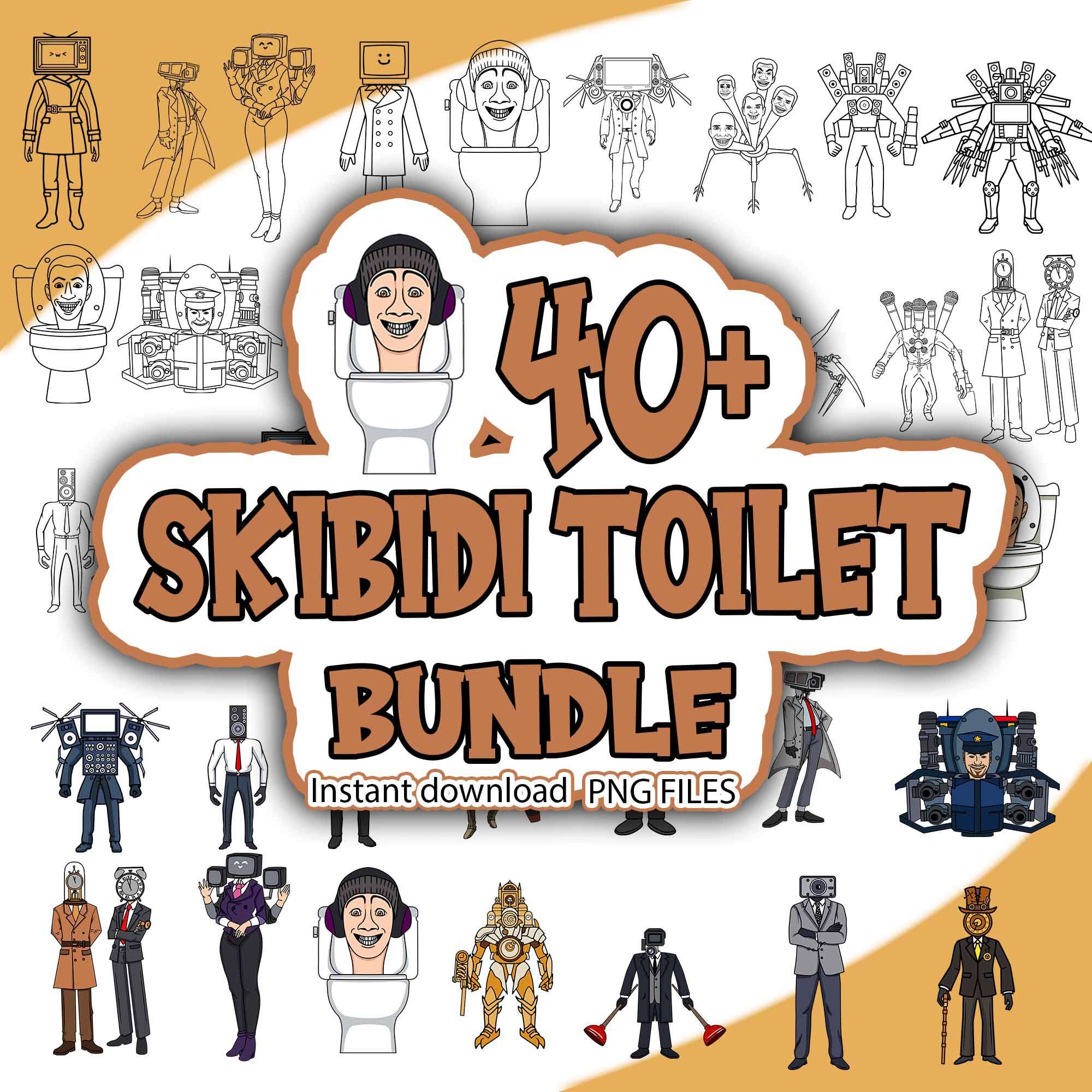 Skibidi Toilet Bundle Png - Instant download – Gigabundlesvg