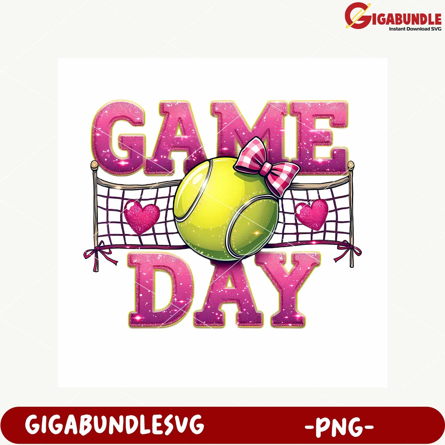 Tennis Game Day Fun Design for Events and Celebrations