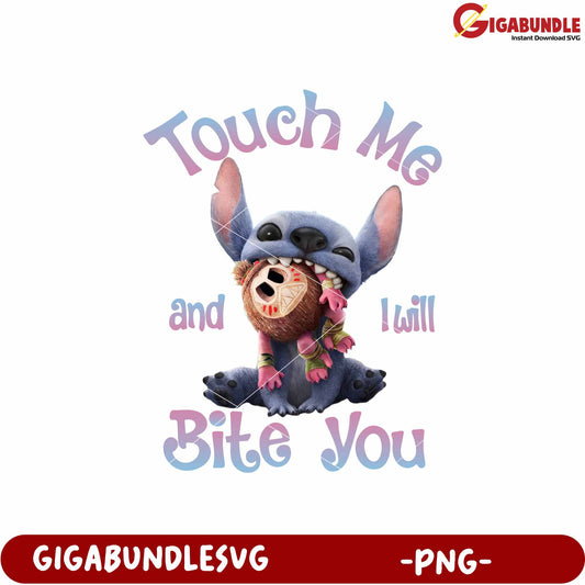 Touch me and i will bite you png, funny warning png, bite warning png