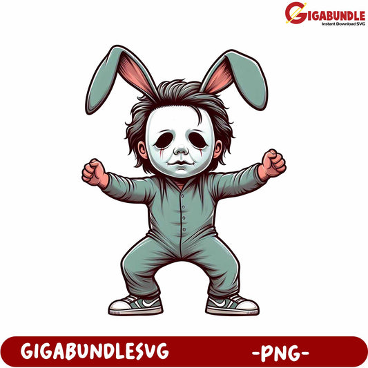 Unique Bunny Costume Character PNG for Creative Designs