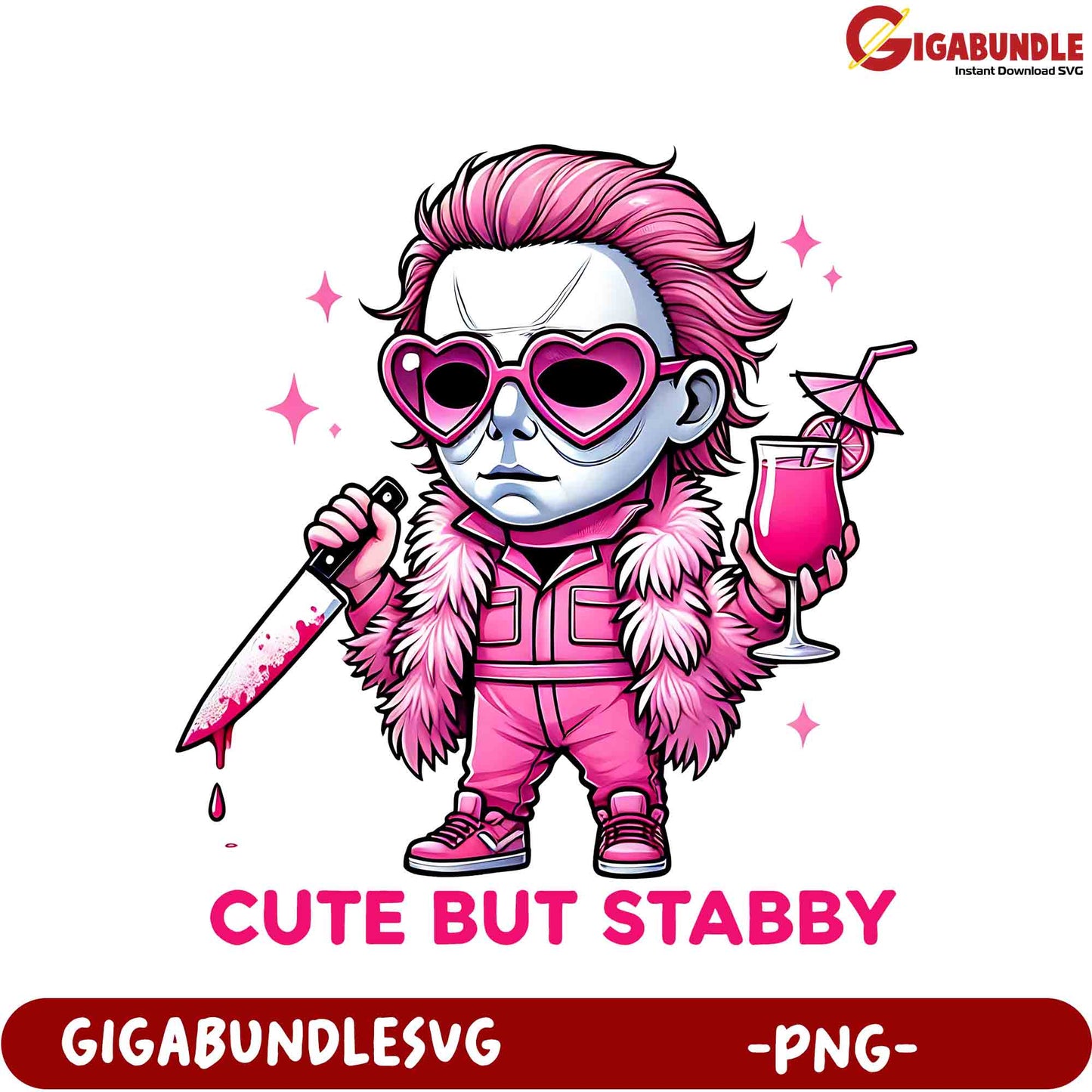 Unique Cute But Stabby PNG Artwork for Creative Projects and Decor