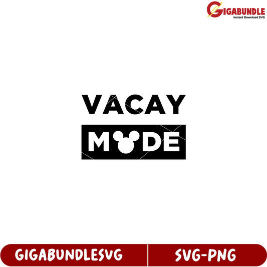 Vacay Mode SVG Design for Fun Summer Travel and Holiday Decor