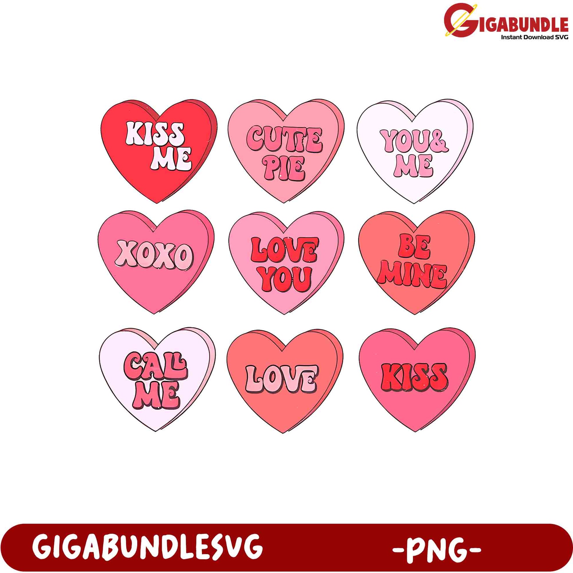 Valentine's Day Heart PNG Clipart - Cute Love Messages and Designs