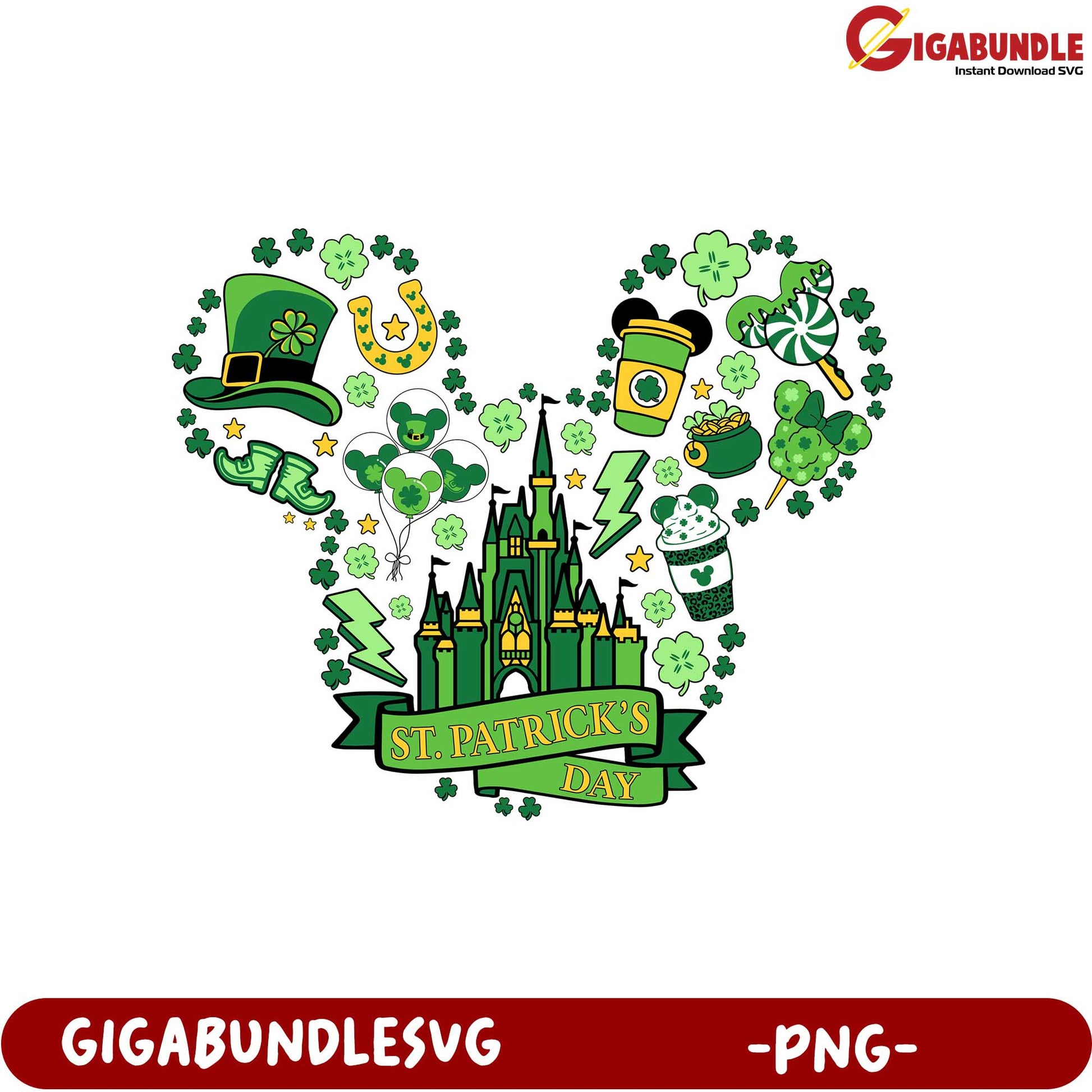 Vibrant St. Patrick's Day PNG Design for Festive Celebrations