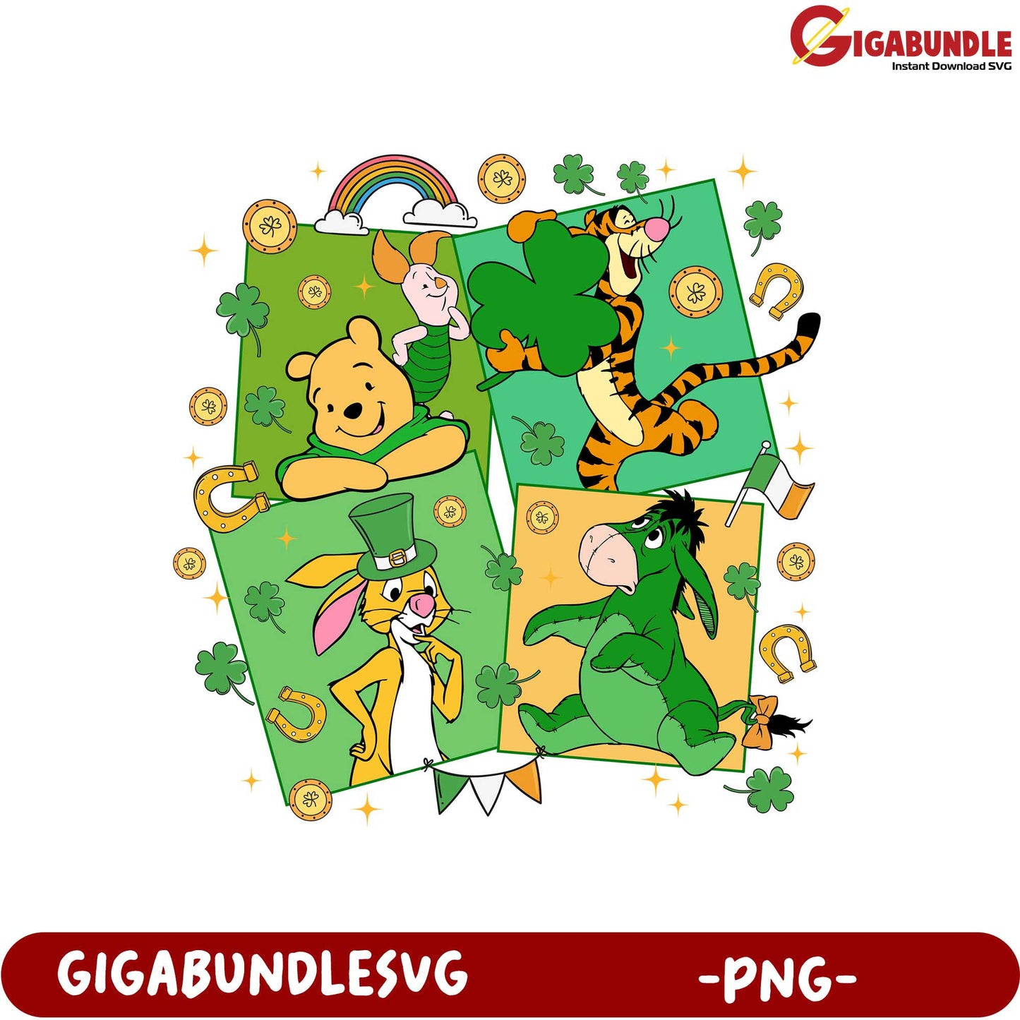 Whimsical St. Patrick's Day Character PNG - Fun Animal Designs