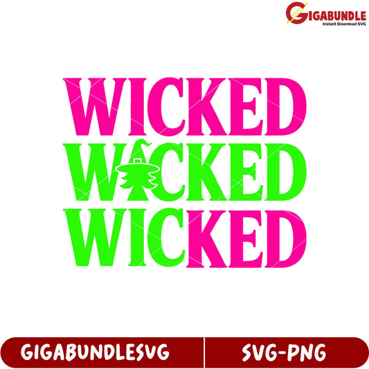 Wicked Colorful SVG Design for Craft Projects and Decorations Instant Download