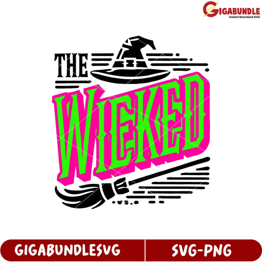 Wicked Witch Design SVG Graphic for Halloween Crafts and Decor