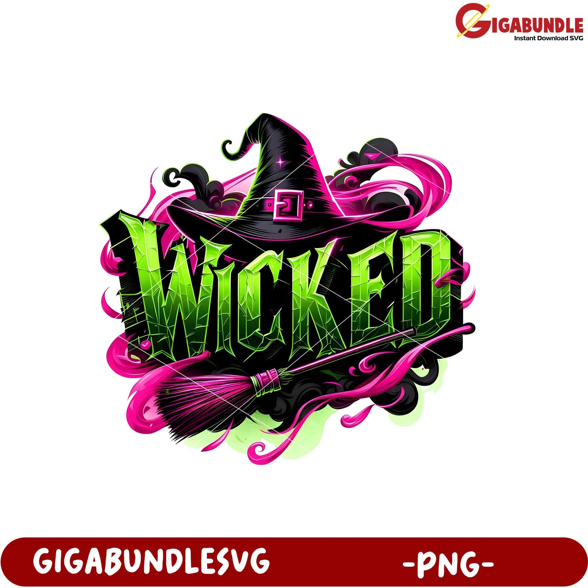Wicked Witch Halloween PNG Design for Creative Projects