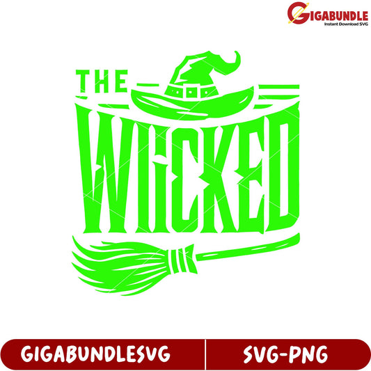 Wicked Witch SVG Design for Halloween Party Decorations and Crafts