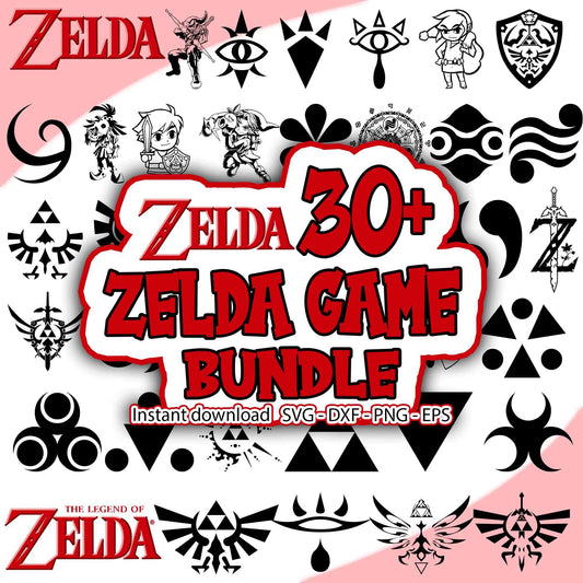 Zelda Game 30+ Png Bundle