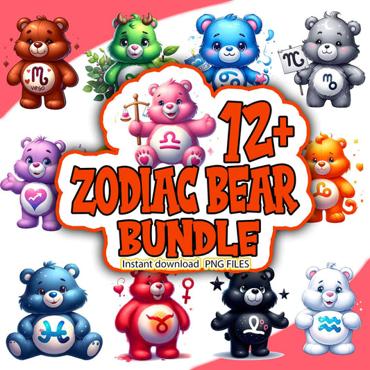 Zodiac Bear bundle Png