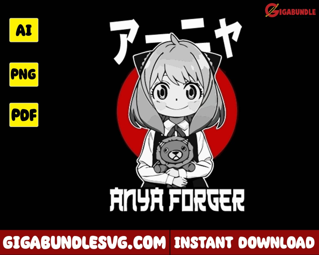 Anya Png Forger Family Spy X Anime - Instant Download