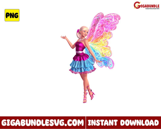 Barbie A Fairy Png Girl Doll - Instant Download