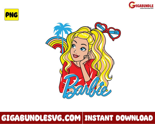 Barbie Beach Png Girl Movie - Instant Download