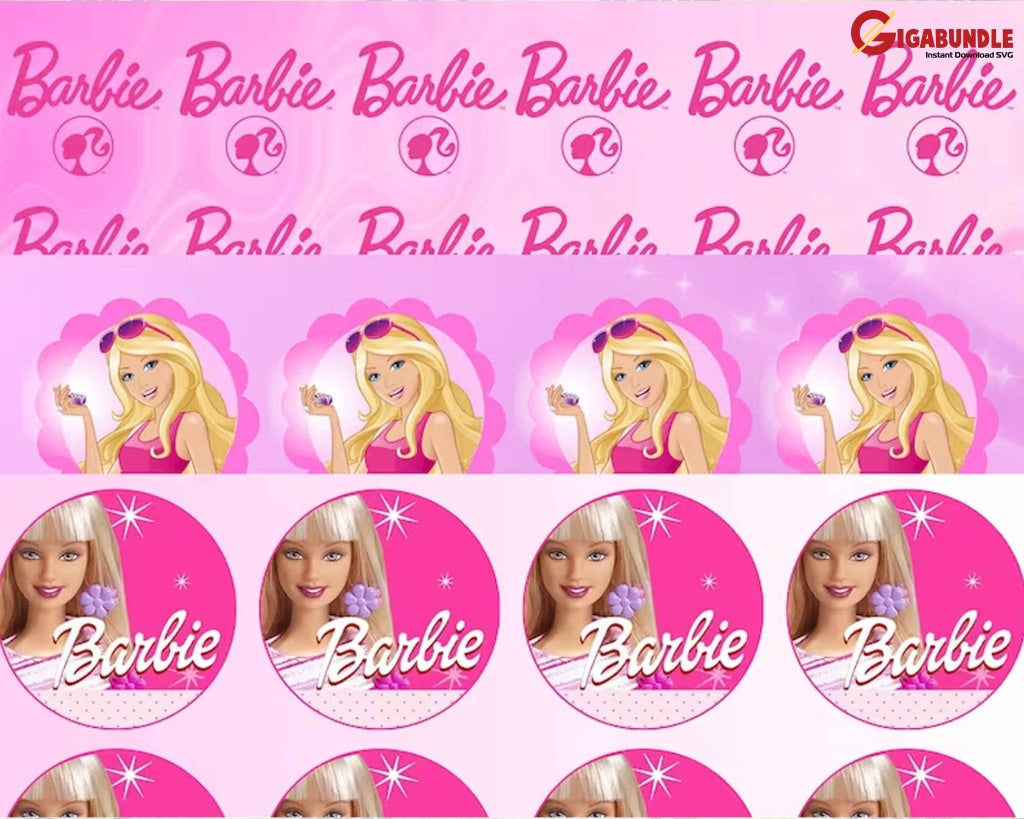 Barbie Digital Paper Pack Wallpapers