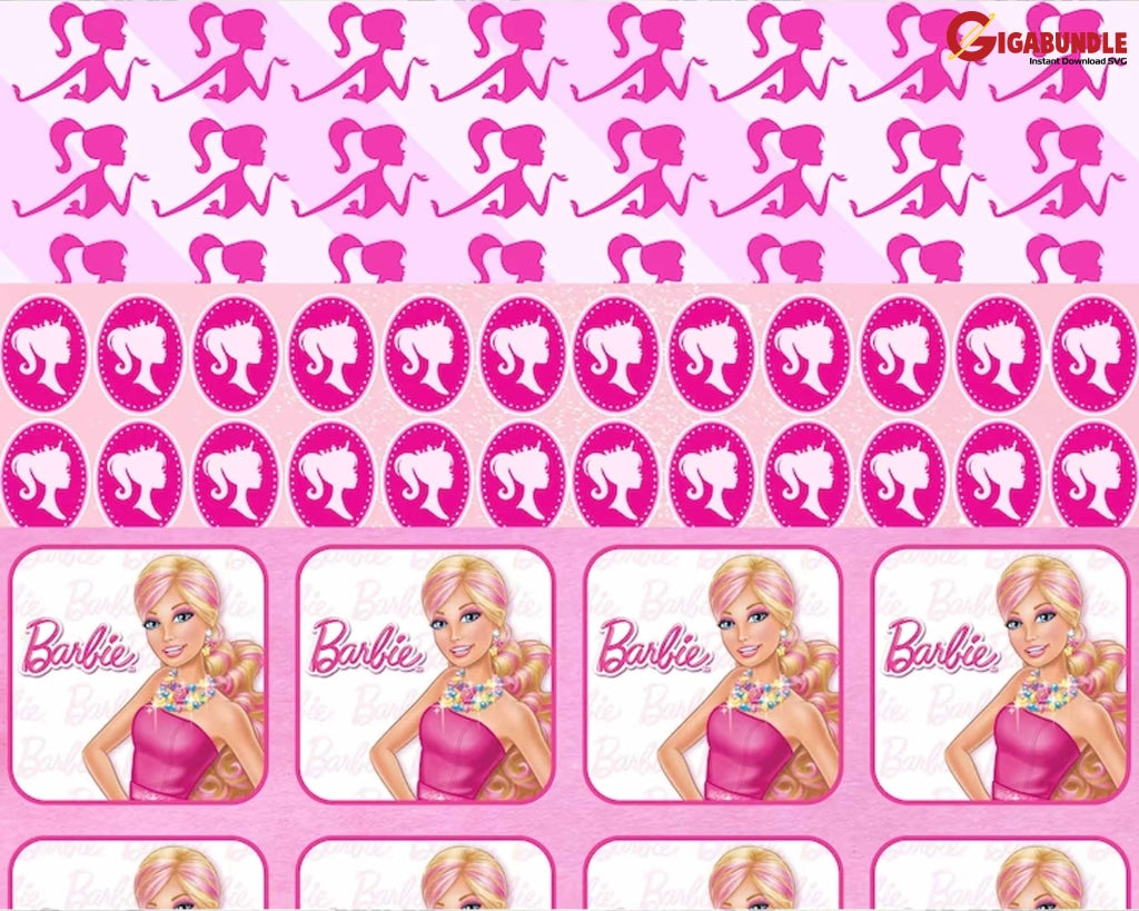 Barbie Digital Paper Pack Wallpapers