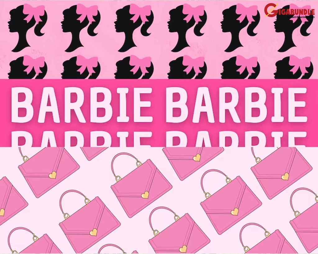 Barbie Digital Paper Pack Wallpapers