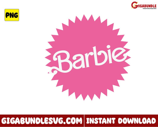 Barbie Logo Png Movie Cartoon - Instant Download