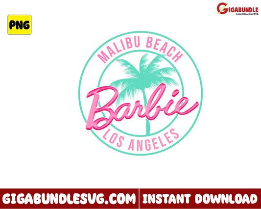 Barbie Los Angeles Png Girl Movie - Instant Download