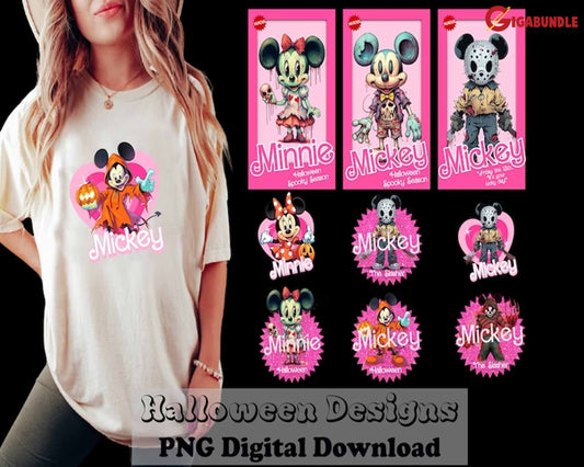 Barbie Mickey Png Halloween Fall Family Vacation
