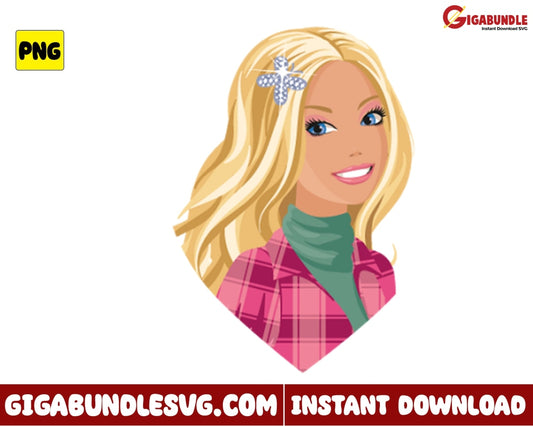 Barbie Png Doll - Instant Download