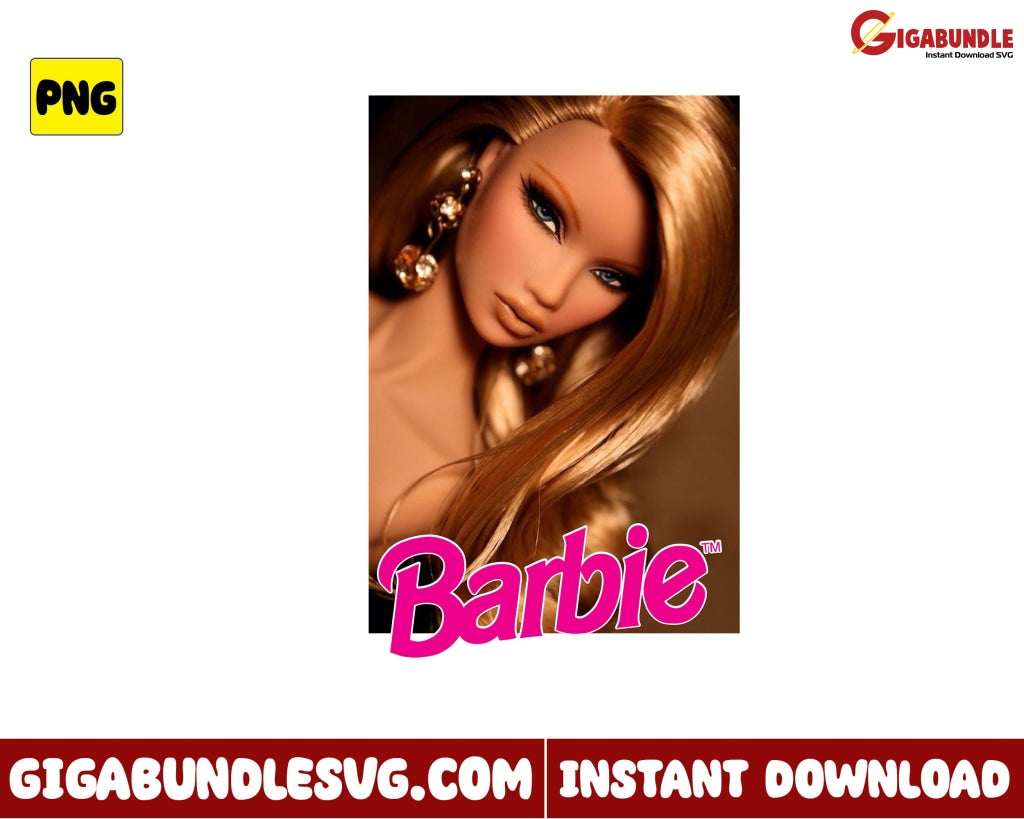 Barbie Png Vintage Girl Movie - Instant Download