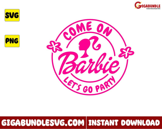 Barbie Princess Logo Svg Girl Cartoon - Instant Download