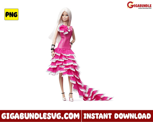 Barbie Princess Png Doll Girl Cartoon - Instant Download